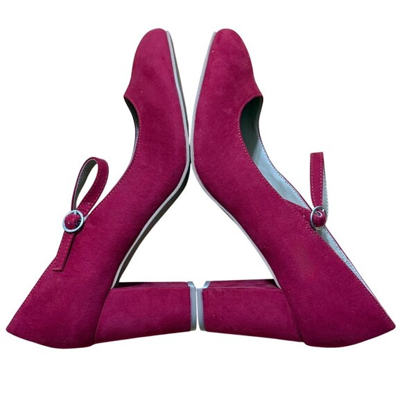 NEW Torrid Red Mary Jane Block Heel Shoes Size 10WW Womens Dress Shoes - Picture 7 of 11